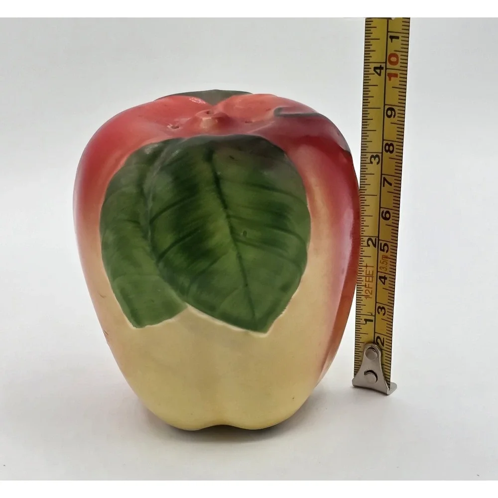 Vintage Hull Pottery Blushing Apple Salt Shaker  ‎ 3 1/2